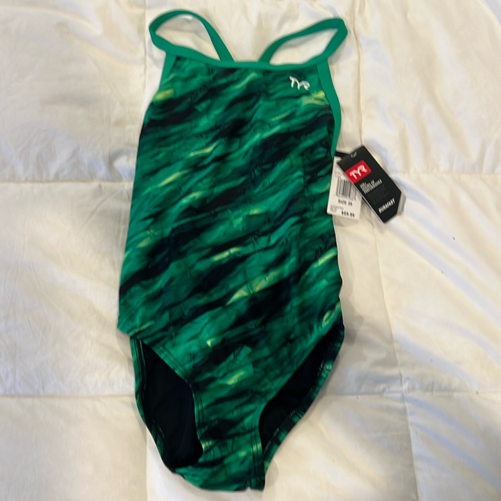 TYR Competition Swim One Piece Girls size 28 NWT